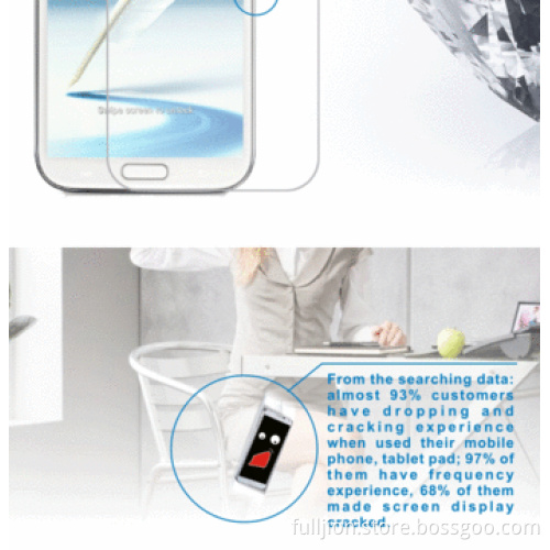 9H 0.2mm 2.5D curved round angle tempered-glass screen protector for Samsung Galaxy S5
